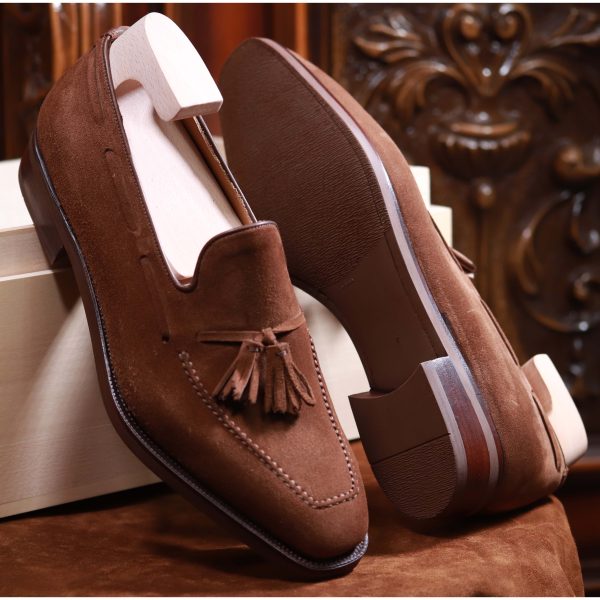 Simposio Tassel Loafer | Handwelted Chisel 2 Suede Loafers